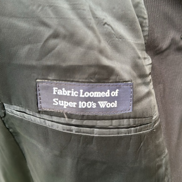 Burberry’s vintage wool blazer, navy blue, size 46 - Picture 7 of 9